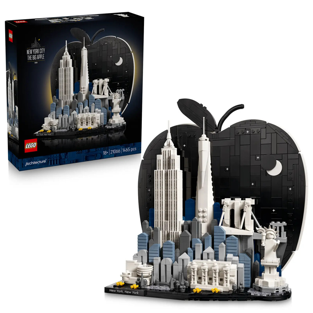 Produktbild för LEGO® Architecture 21066 New York – Velké jablko