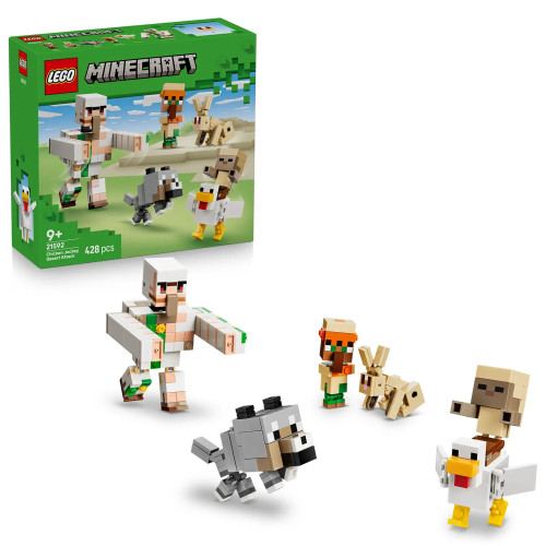 LEGO® LEGO® Minecraft® 21592 Kuřecí žokej a útok v poušti
