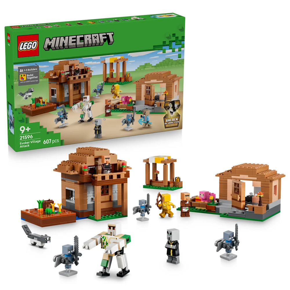 Produktbild för LEGO® Minecraft® 21596 Útok Mága na vesnici