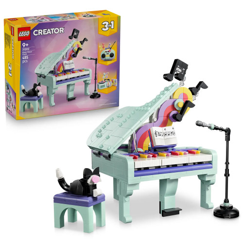LEGO® LEGO® Creator 31392 Hudební dekorace: Klavír s kočkou