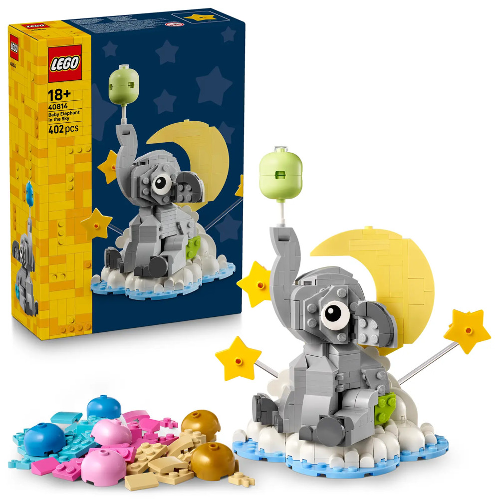 Produktbild för LEGO® Iconic 40814 Slůně na obloze