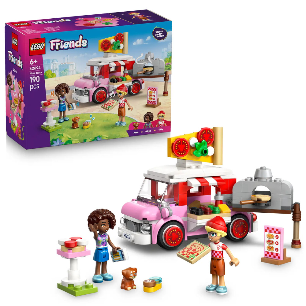 Produktbild för LEGO® Friends 42694 Pojízdný stánek s pizzou