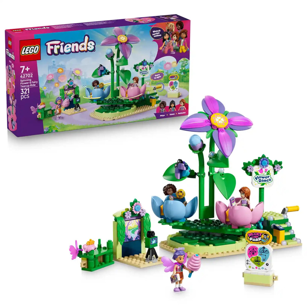 Produktbild för LEGO® Friends 42702 Květinový kolotoč s vílami