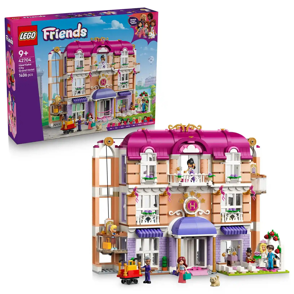 Produktbild för LEGO® Friends 42704 Grand Hotel v městečku Heartlake