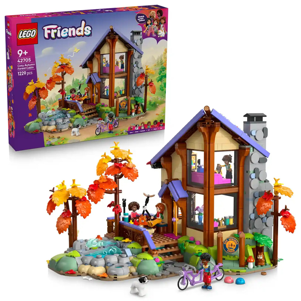 Produktbild för LEGO® Friends 42705 Útulná chata v podzimním lese