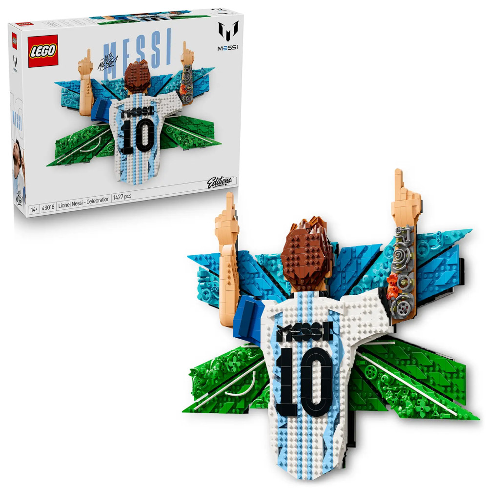 Produktbild för LEGO® Editions 43018 Lionel Messi – Okamžik vítězství