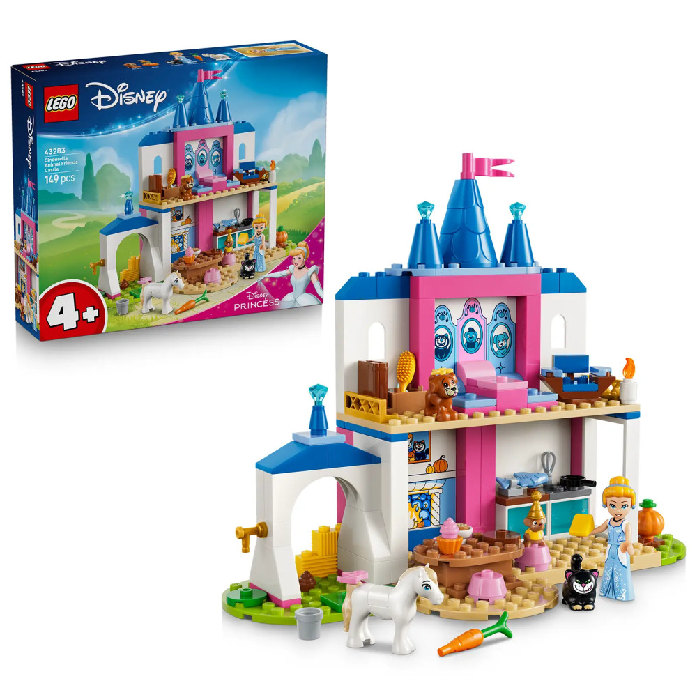 Produktbild för LEGO® │ Disney 43283 Popelčin zámek a její zvířecí přátelé