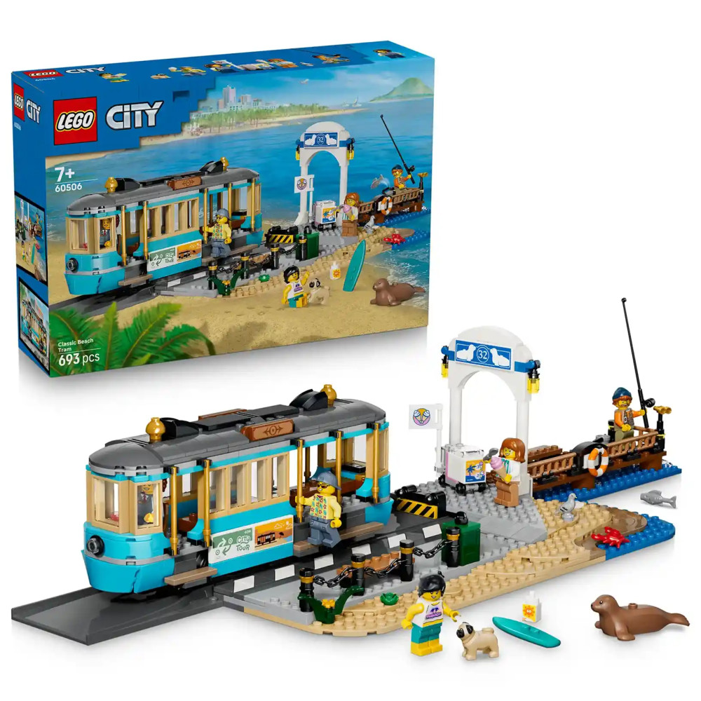 Produktbild för LEGO® City 60506 Historická plážová tramvaj