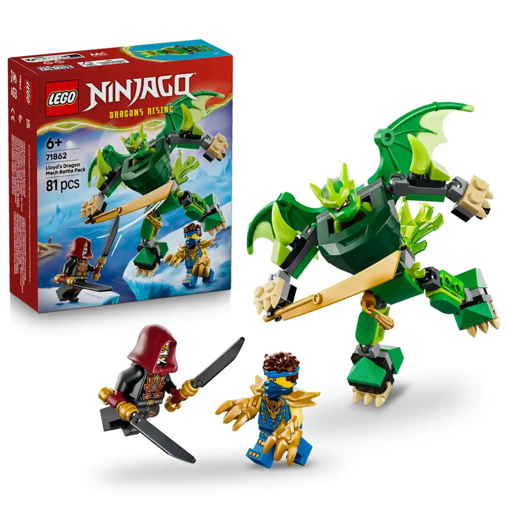 Produktbild för LEGO® NINJAGO® 71862 Bojový balíček: Lloydův dračí oblek