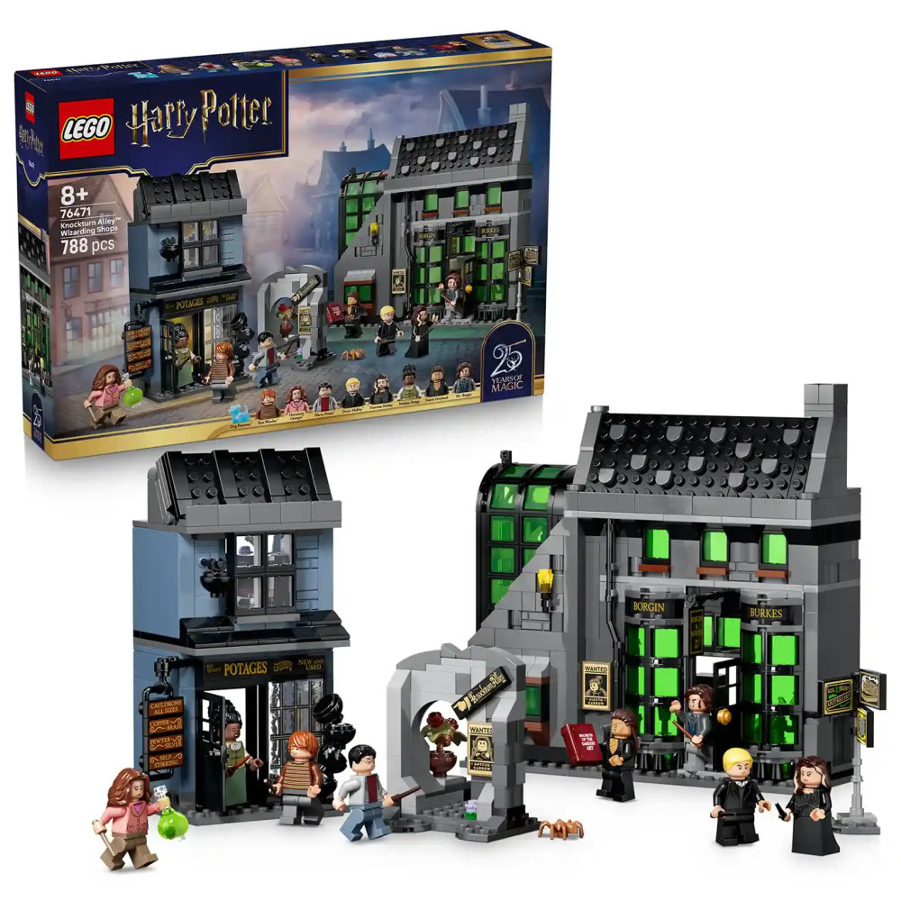 Produktbild för LEGO® Harry Potter™ 76471 Kouzelnické obchody v Obrtlé ulici