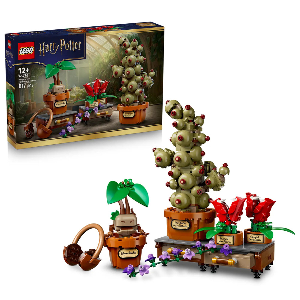 Produktbild för LEGO® Harry Potter™ 76474 Rostliny z hodiny bylinkářství v Bradavicích