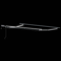 Produktbild för Utdragbar markis Sand 500 × 350 cm Duk och Aluminium