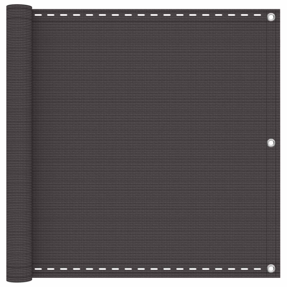 Produktbild för Balkong Skärm Antracit 90 x 800 cm HDPE och Aluminium