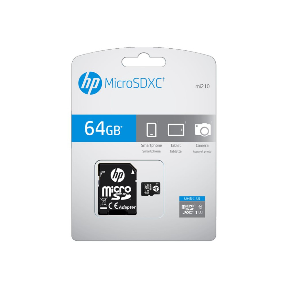 Produktbild för HP mi210 - flash-minneskort - 64 GB - mikroSDXC UHS-I