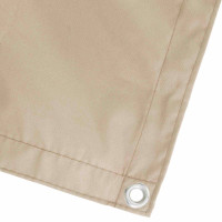 Produktbild för Balkongskärm 180 x 500 cm Tyg med PU-beläggning Beige
