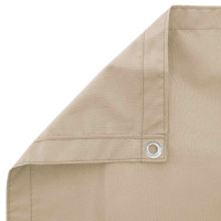 Produktbild för Balkongskärm 180 x 500 cm Tyg med PU-beläggning Beige