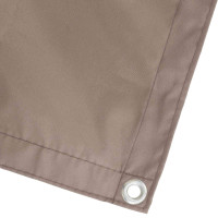 Produktbild för Balkongskärm 150 x 1000 cm Tyg med PU-beläggning Taupe