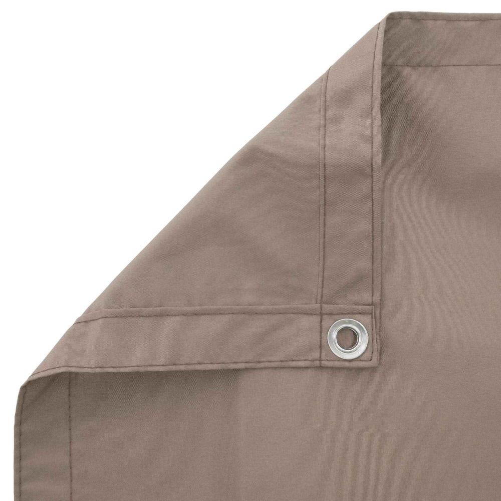Produktbild för Balkongskärm 180 x 500 cm Tyg med PU-beläggning Taupe