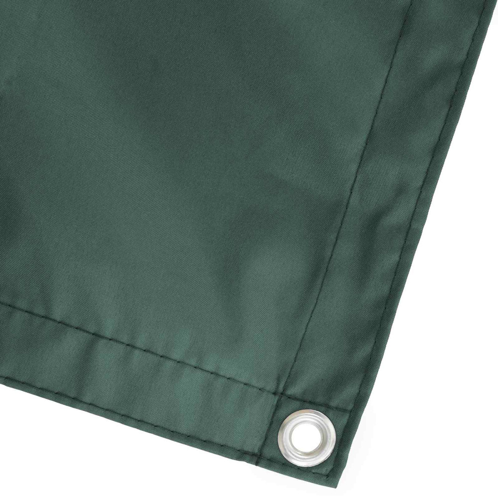 Produktbild för Balkongskärm 180 x 500 cm Tyg med PU-beläggning Mörkgrön