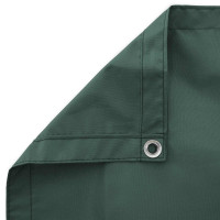 Produktbild för Balkongskärm 180 x 500 cm Tyg med PU-beläggning Mörkgrön