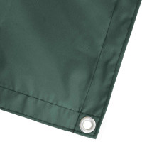 Produktbild för Balkongskärm 200 x 400 cm Tyg med PU-beläggning Mörkgrön
