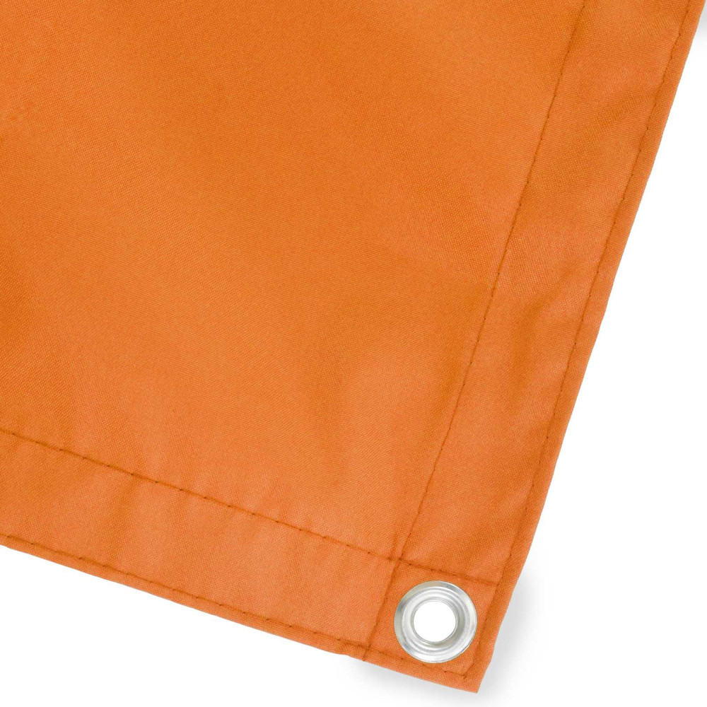 Produktbild för Balkongskärm 180 x 1000 cm Tyg med PU-beläggning Orange