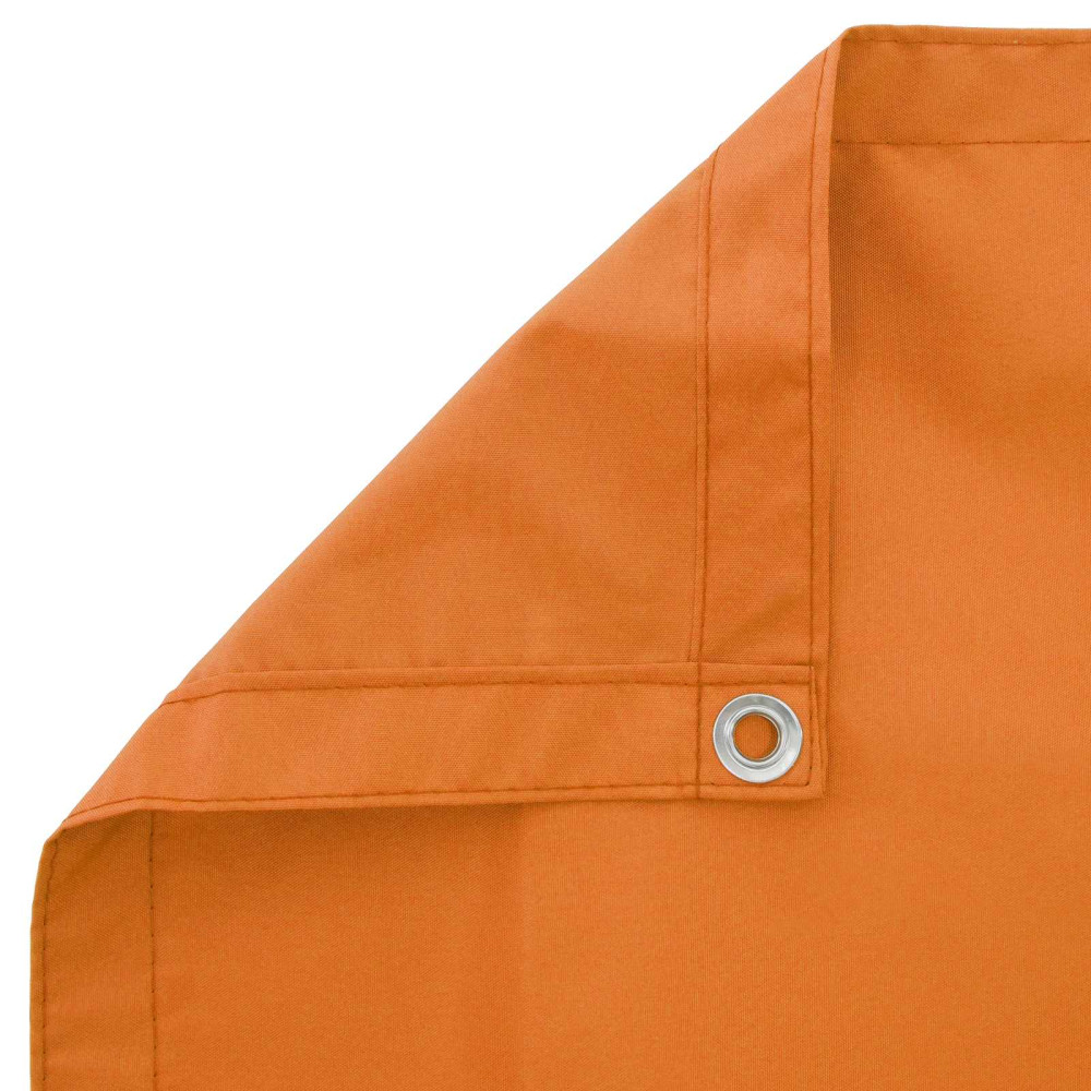 Produktbild för Balkongskärm 180 x 1000 cm Tyg med PU-beläggning Orange