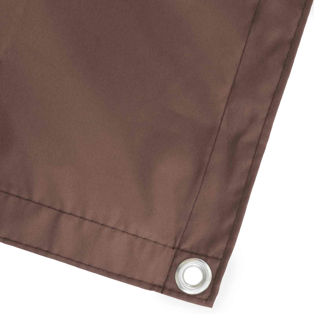 Produktbild för Balkongskärm 180 x 500 cm Tyg med PU-beläggning Brun