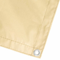 Produktbild för Balkongskärm 1,8 x 15 m Tyg med PU-beläggning Beige