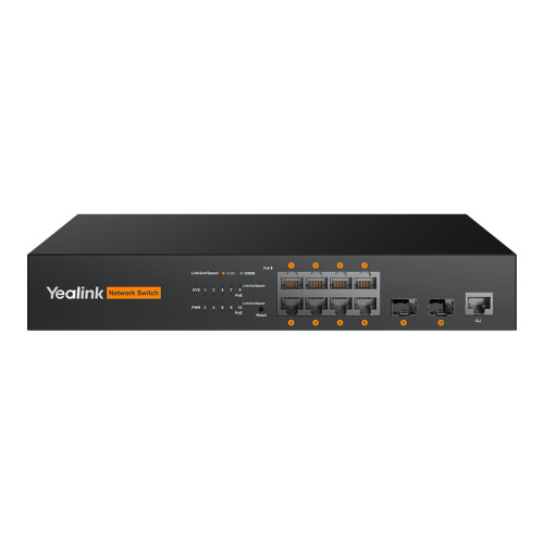 YEALINK Yealink RCH80 - switch - 8 portar - Administrerad - rackmonterbar