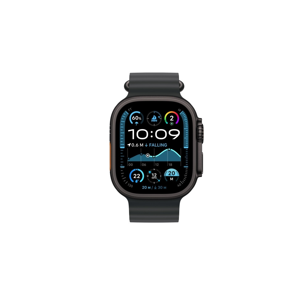 Produktbild för Apple - band för smart klocka - 49 mm, svart titanfinish
