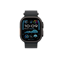 Produktbild för Apple - band för smart klocka - 49 mm, svart titanfinish