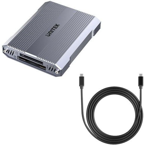 UNITEK Kortläsare Unitek för CF Express, SD/microSD, USB-A 10 Gbps...