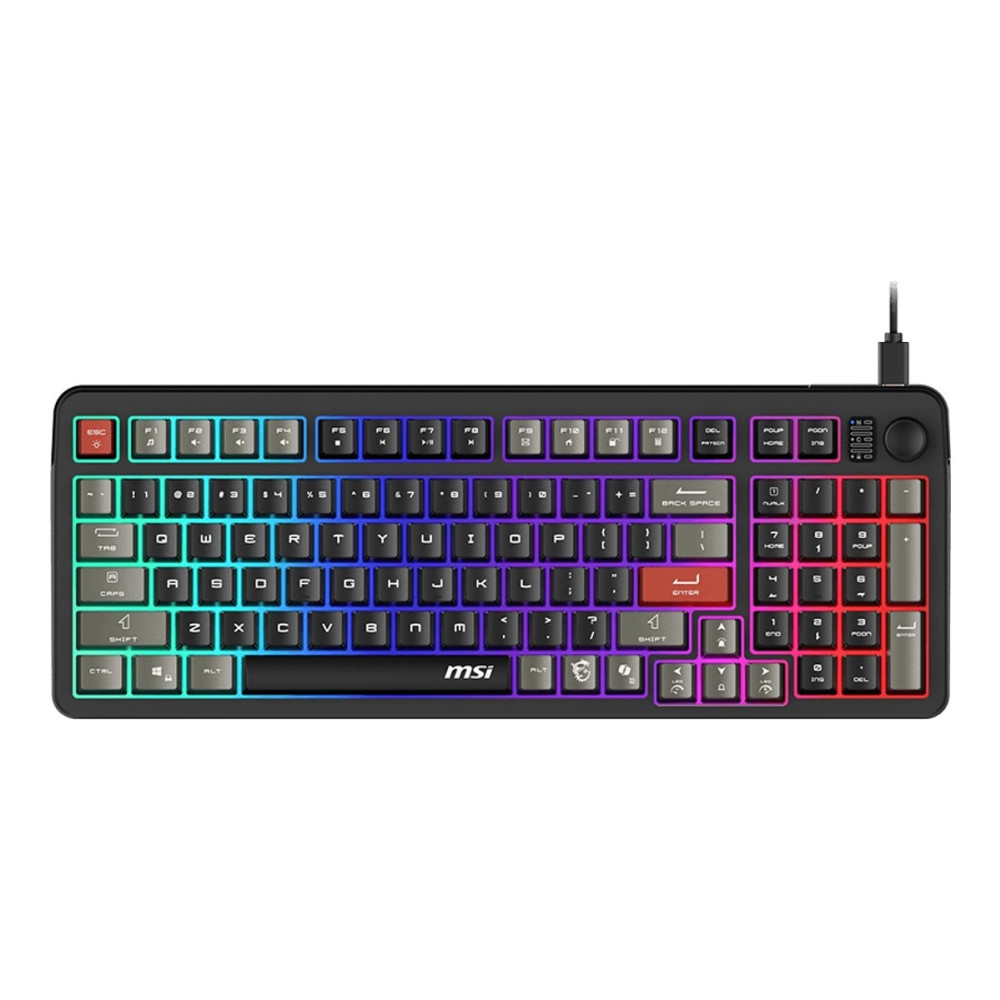 Produktbild för MSI FORGE GK110 - tangentbord - QWERTY - amerikansk Inmatningsenhet