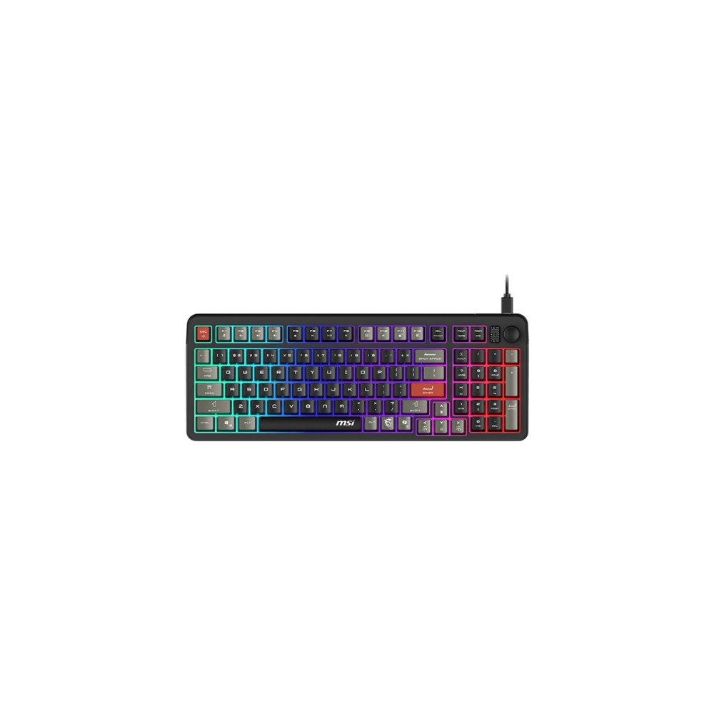 Produktbild för MSI FORGE GK110 - tangentbord - QWERTY - amerikansk Inmatningsenhet