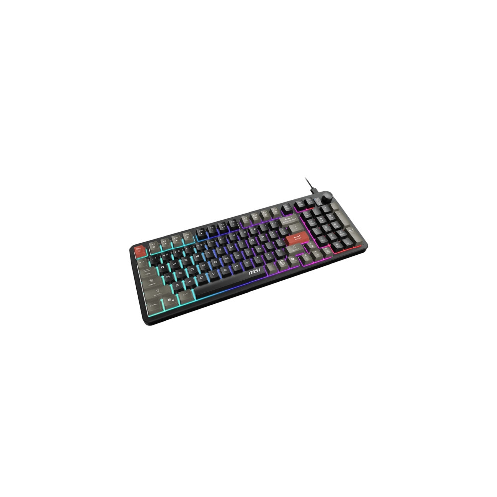 Produktbild för MSI FORGE GK110 - tangentbord - QWERTY - amerikansk Inmatningsenhet