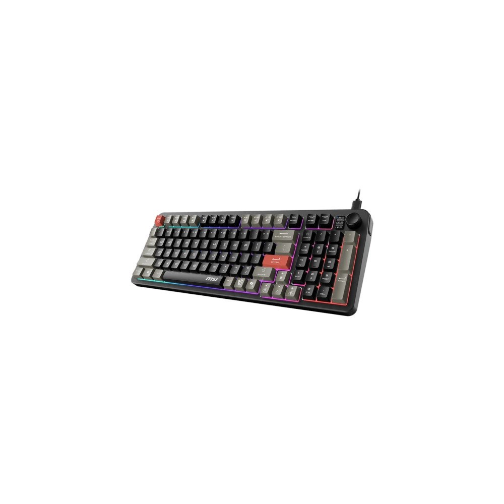 Produktbild för MSI FORGE GK110 - tangentbord - QWERTY - amerikansk Inmatningsenhet