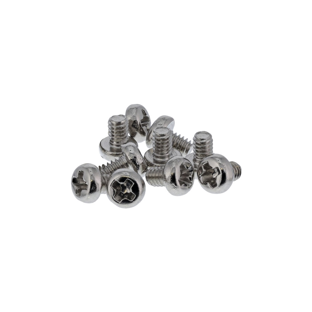 Produktbild för InLine 77784A, Skruvsats, Nickel stål, Universal, Kullrigt (...