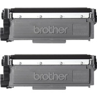 Produktbild för Brother TN2320 TWIN - 2-pack - Lång livslängd - svart - original - tonerkassett