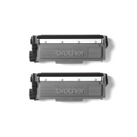 Produktbild för Brother TN2320 TWIN - 2-pack - Lång livslängd - svart - original - tonerkassett