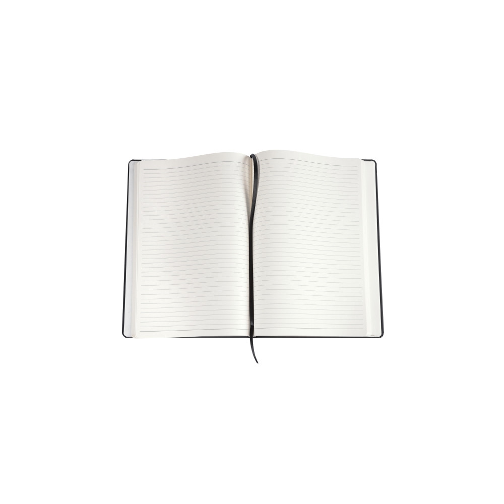 Produktbild för Anteckningsblock, BNT, A5, svart, 148x210 mm 80g/m2, linjera...