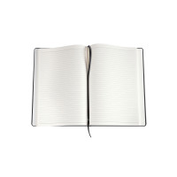 Produktbild för Anteckningsblock, BNT, A5, svart, 148x210 mm 80g/m2, linjera...