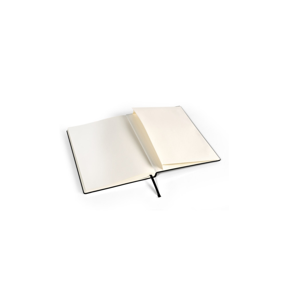 Produktbild för Anteckningsblock, BNT, A5, svart, 148x210 mm 80g/m2, linjera...