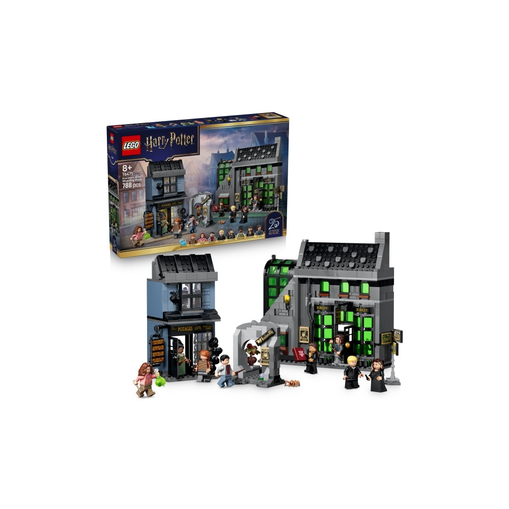 Produktbild för LEGO Harry Potter 76471 Svartvändargrändens trollkarlsbutike...