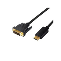 Produktbild för LogiLink - videoadapterkabel - DisplayPort till DVI-D - 3 m