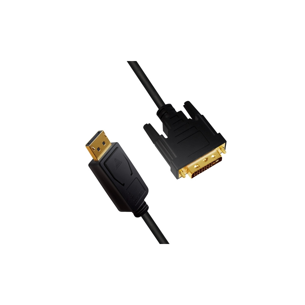 Produktbild för LogiLink - videoadapterkabel - DisplayPort till DVI-D - 3 m