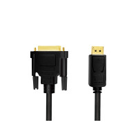 Produktbild för LogiLink - videoadapterkabel - DisplayPort till DVI-D - 3 m