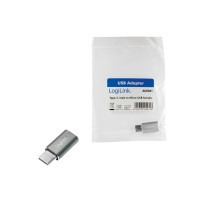 Produktbild för LogiLink - USB typ C-adapter - mikro-USB typ B till USB-C