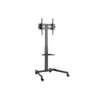 Produktbild för LogiLink vagn - för TV/monitor - höjdjusterbar - svart