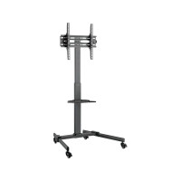 Produktbild för LogiLink vagn - för TV/monitor - höjdjusterbar - svart